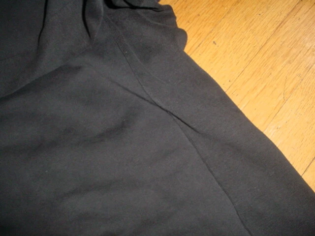 Suéter de algodón Lacoste para hombre negro liso manga larga 1/2 cremallera 2XLB afilado! Foto 3 de 3