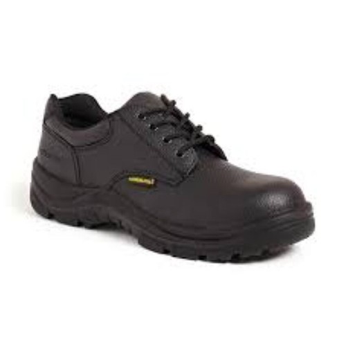 NEW Black Safety Work Lace Up Shoe Security Leather Size 6 Oil Resistant