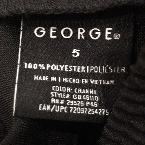 George Boys Sz 5 Pants Black Formal Pull On Elastic Waistband Classic Wedding - Picture 3 of 6