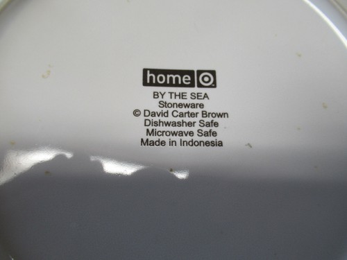 Sakura Home BY THE SEA D C Brown Salad Plate 8 1/4" Asst 1 ea 8 available - Picture 8 of 8