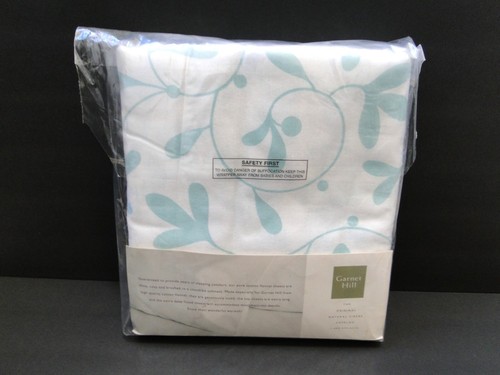 Garnet Hill: Botanical Pattern Twin Flat Sheet & Pillow Cases Style 0342 - Picture 6 of 17