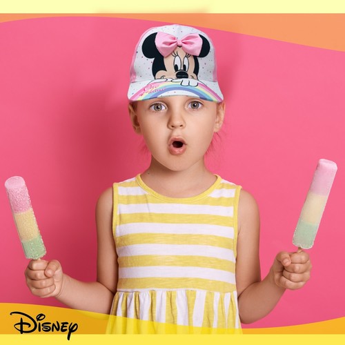 Gorra de béisbol rosa Disney Minnie Mouse para niñas pequeñas - edades 2-4 años - Imagen 4 de 7