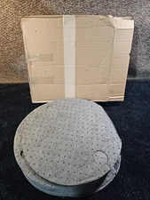 (QTY 25) TaskBrand Sorbents AS-ASB-DT ALLSORB Universal Gray Drum Topper 22"