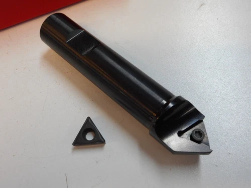 ULTRA-DEX CHAMFER MILL 909-000-527 with (1) TCMT 32.52-ZX3 UD52 CARBIDE INSERT