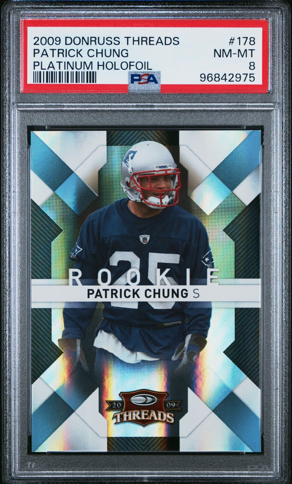 Patrick Chung Donruss Threads #178 Platinum Holofoil