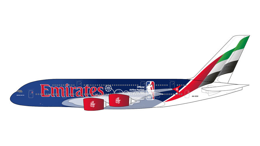 GeminiJets 1:400 Emirates Airbus A380 NBA A6-EOD GJUAE2271 GeminiJets 1:400 Emirates Airbus A380 NBA A6-EOD GJUAE2271