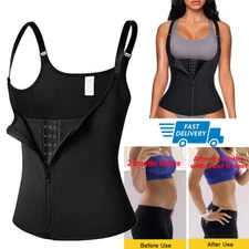 Waist Trainer Vest Sauna Sweat Tank Top Fajas Reductoras Colombianas Body Shaper