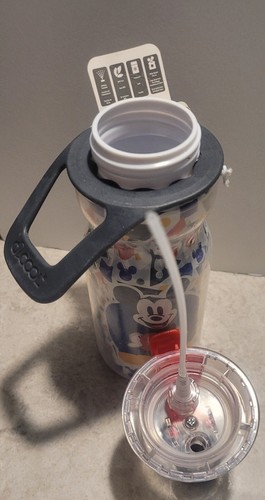 O2 Cool Mist N Sip Disney Mickey Mouse 12 OZ Insulated Water Bottle Kids NEW - Picture 15 of 15