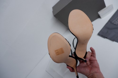 Alexander Mcqueen NEW Black Leather Ankle Band Shoes Size 38 Uk 5 BNIB SANDALS - Picture 9 of 10
