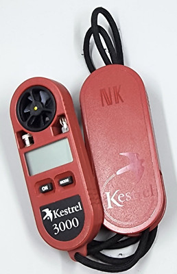 Kestrel 3000 Wind/Weather/Hydrometer Pocket Weather Station - TESTED