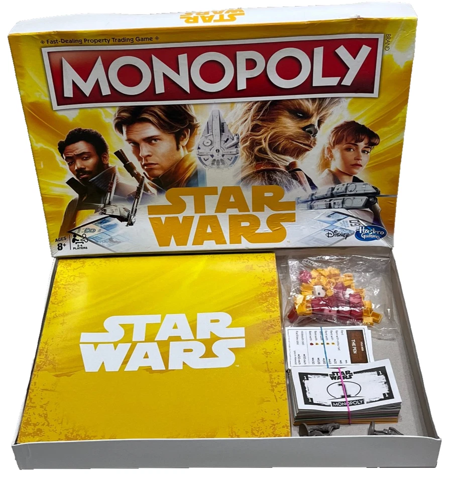 MONOPOLY GAME : 2017 Star Wars Edition - Contents In Vgc (FREE UK P&P) - Image 4 of 4