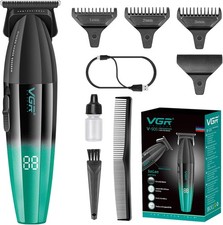 VGR 906 Fresh Fade Professioneller Haarschneider, 9000 U/min DLC T-Blade, Gr&uuml;n