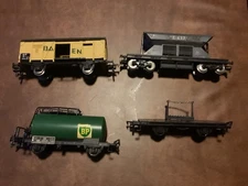 Fleischmann HO Scale Assorted  Cars  Lot of 4 #1