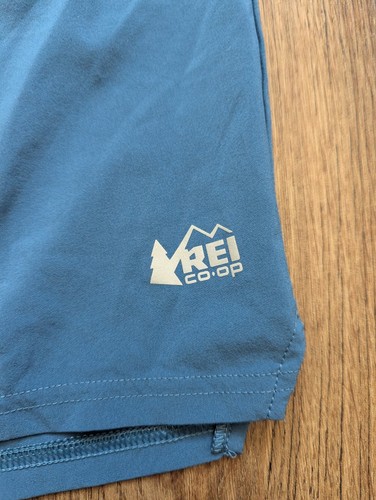 REI CO-OP Running Shorts Youth XL Blue Drawstring Active Kids Pants Pull On - Picture 7 of 12