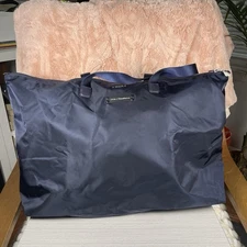 TUMI Voyageur “Just In Case” Tote Bag Lightweight Packable Travel Bag Navy Blue