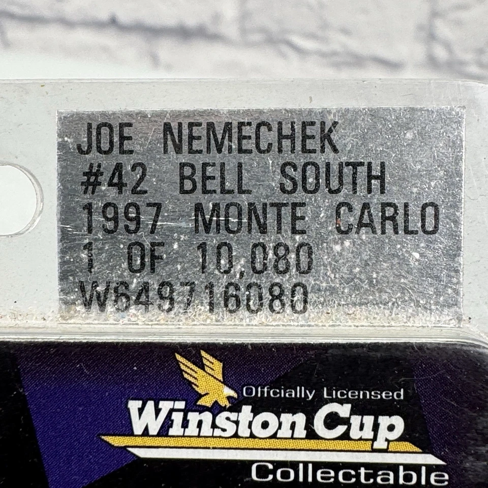 Joe Nemechek #42 BellSouth Monte Carlo 1997 1:64 Action Platinum Series Limited Foto 3 de 3