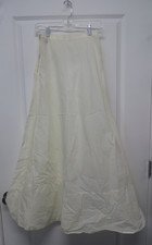 Vtg Styled by Florell Off-White Crinoline Long Half Slip - 41" long-Square Dance
