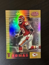 Derrick Thomas 1999 Leaf Certified Mirror Gold /45 #47 Holo SSP Rare Chiefs