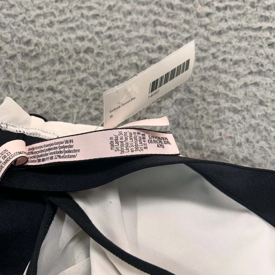 Victoria Secret Bra Small Sports Bra Blank White - Image 4 of 4