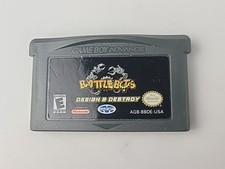 BattleBots Design & Destroy Nintendo Game Boy Advance *Cleaned & Tested Works