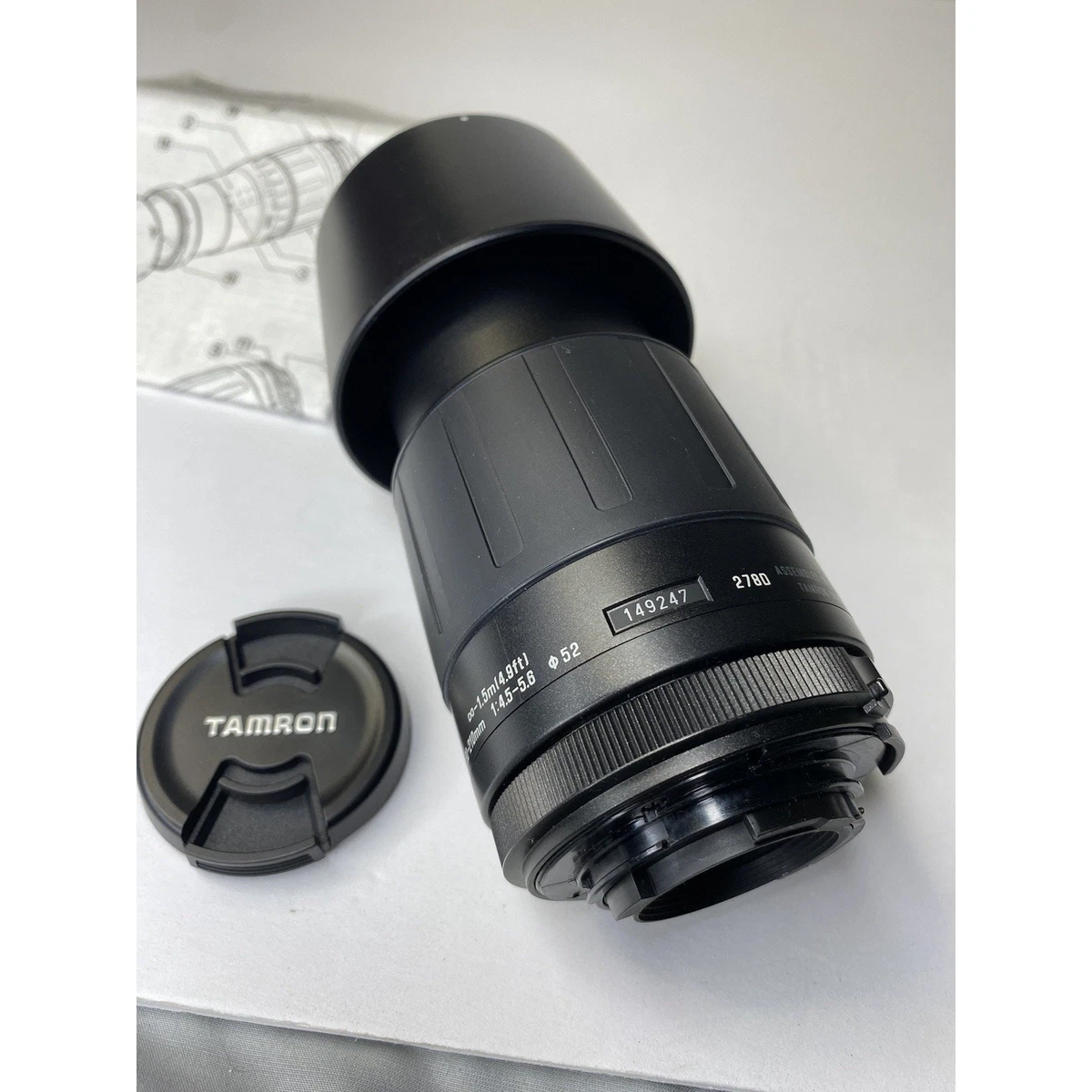 Camera Lenses for Tamron 80-210mm Focal f/4.5-5.6 Maximum Aperture