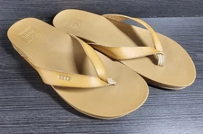 Reef Women’s Size 6 Brown Cushion Court Flip Flops Sandals Beach