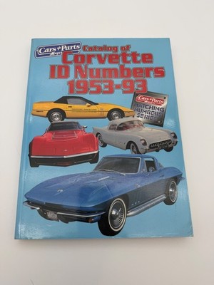 Autoteile Magazin Katalog Chevrolet Corvette ID-Nummern 1953-1993
