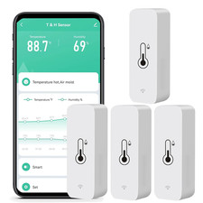 WiFi Humidity Temperature Monitor: Smart Hygrometer Thermometer for Remote Monit