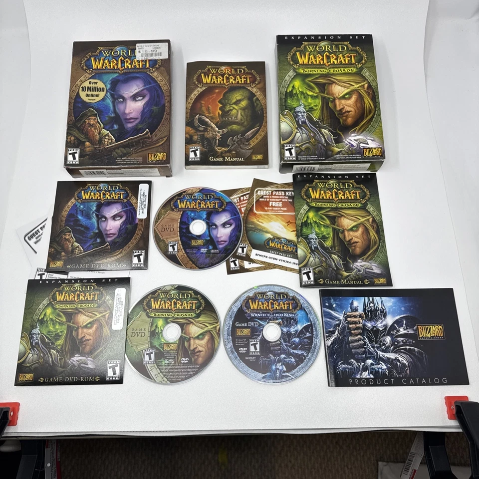World of Warcraft Original + Burning Crusade + Wrath of the Lich King Game Box - Image 2 of 4