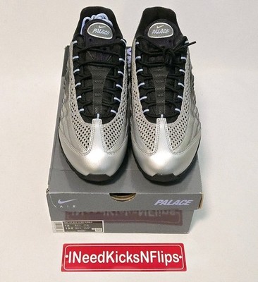 Palace x Nike Air Max 95 OG | Mens Size 12 | Metallic Silver