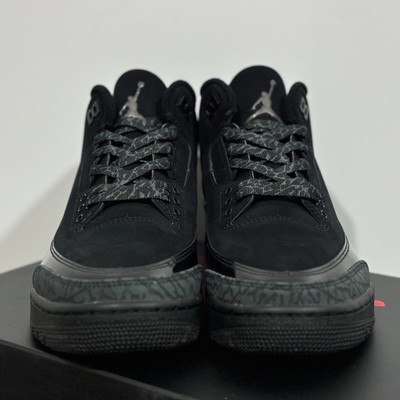 Air Jordan 3 Retro Black Cat 2025 B-Grade CT8532-001 Men\'s Size 9.5 Air Jordan 3 Retro  main image 4