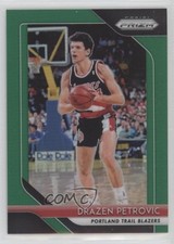 2018-19 Panini Prizm Green Prizm Drazen Petrovic #275 HOF 18ms