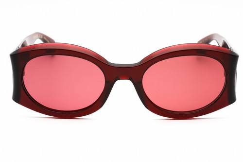 SALVATORE FERRAGAMO SF2008S 612 Sunglasses Burgundy Frame Red Lenses 55mm - Picture 4 of 4