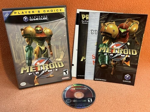 Metroid Prime Nintendo GameCube Player's Choice OEM Case Tested Complete!