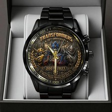 Transformers 20th Anniversary Black Stainless Steel Watch –5658