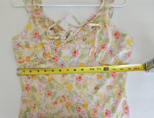 Simple Retro Large NWT Pastel Floral Dress Baby Doll Classic - Picture 5 of 11