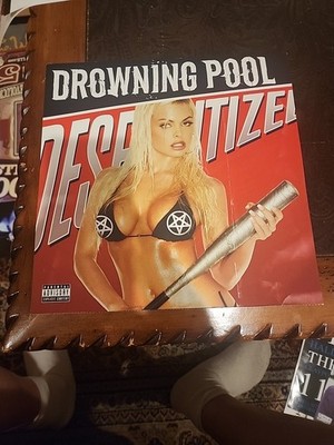 Drowning Pool Desensitized 2 Sided Original CD/Album Release Poster 12x12