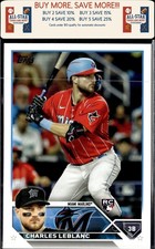 2023 Topps #446 Charles Leblanc Rookie Miami Marlins