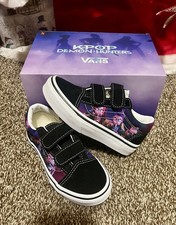 KPop Demon Hunters x Vans Little Kids Old Skool Shoe Size 10.5 New