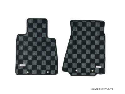 P2M for Nissan Z34 370Z Race Floor Mats : Dark Grey - Picture 1 of 4