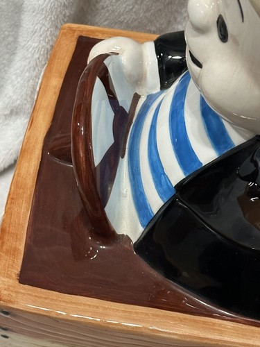 Rare Nancy and Sluggo on a Car Cookie Jar Limited Ed. 68/1000 Treasure Craft - Picture 6 of 12