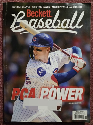 #ad Beckett Baseball Card Monthly Price Guide CROW ARMSTRONG February 2026 $7.99