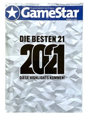 Gamestar Zeitschrift 2021 Januar mit CD PC Gaming Magazin Zustand gut