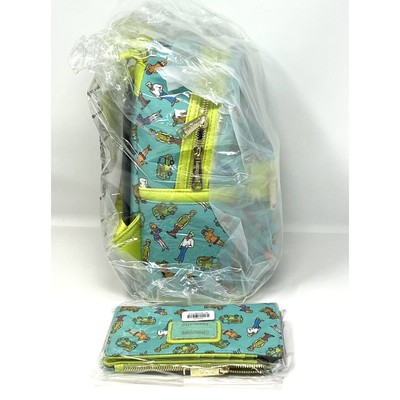 Loungefly Scooby Doo All Over Print Mini Backpack & Wallet  display picture 1