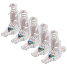 5 Pcs Category 6 Gigabit Cable Connector Ethernet Plugs