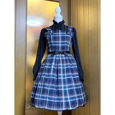 Innocent World Pico Lace Check Jumper Skirt Jsk Lolita