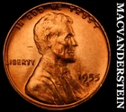 1955-S Lincoln Wheat Cent - Choice Gem Brilliant Unc  No Reserve  #i5955