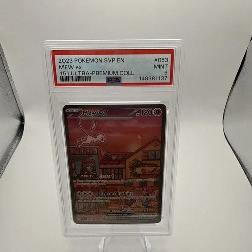 Mew ex 053 Sv: Scarlet & Violet Promo Cards Holo PSA 9