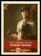 2022 Patrick Weigel Choice Rookie Minor League Card Tacoma Rainers