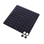  100 Pcs Wall Protectors from Door Knobs Furniture Bumpers for Cabinet